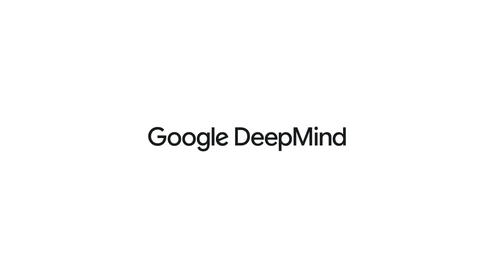 The Google DeepMind wordmark in black on a white background